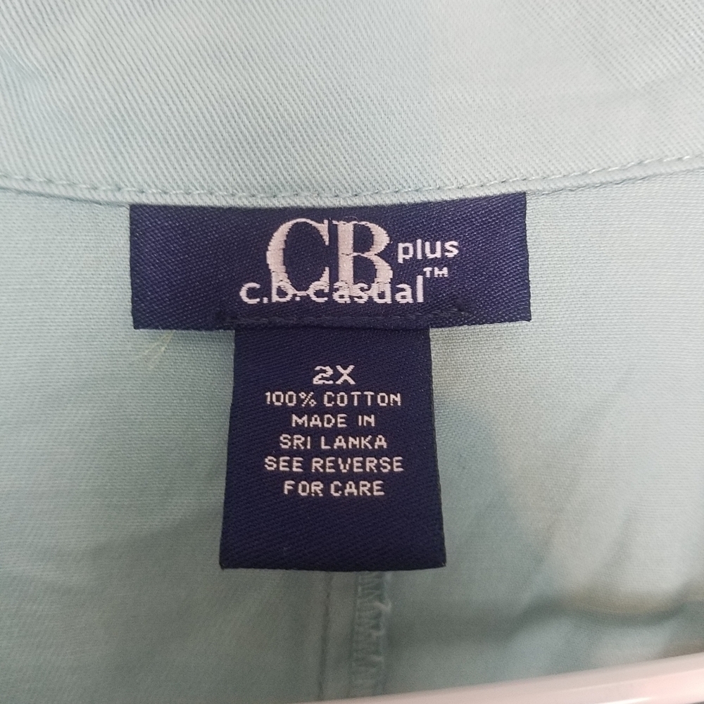 Cb casual button front belted dress - Picture 6 of 7